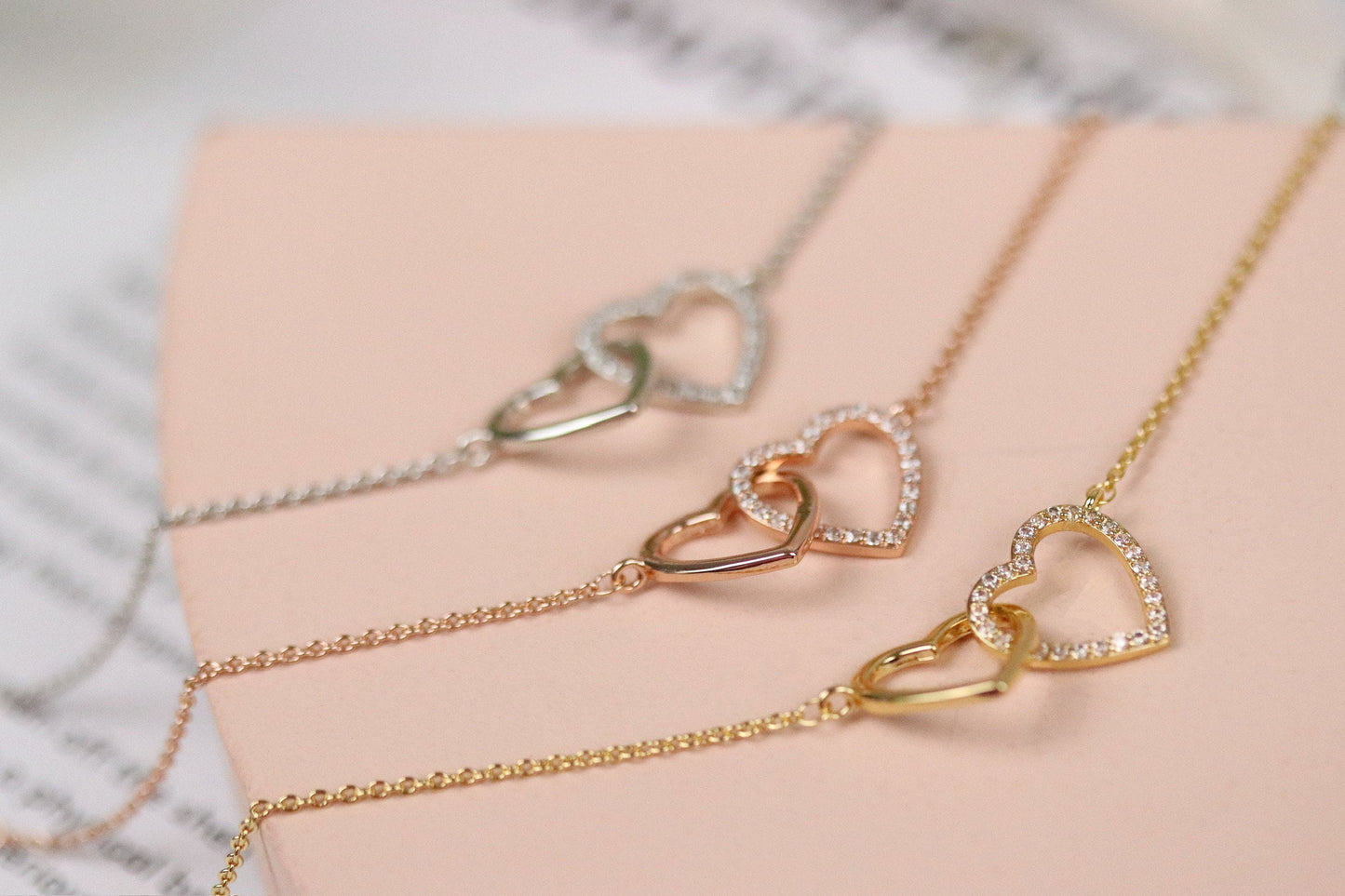Silver Friendship Bracelet Set, 18k Gold Personalised CZ Pave Bestie Bracelet, Gold Best Friend Duo Bracelet,Waterproof Minimalist Jewellery