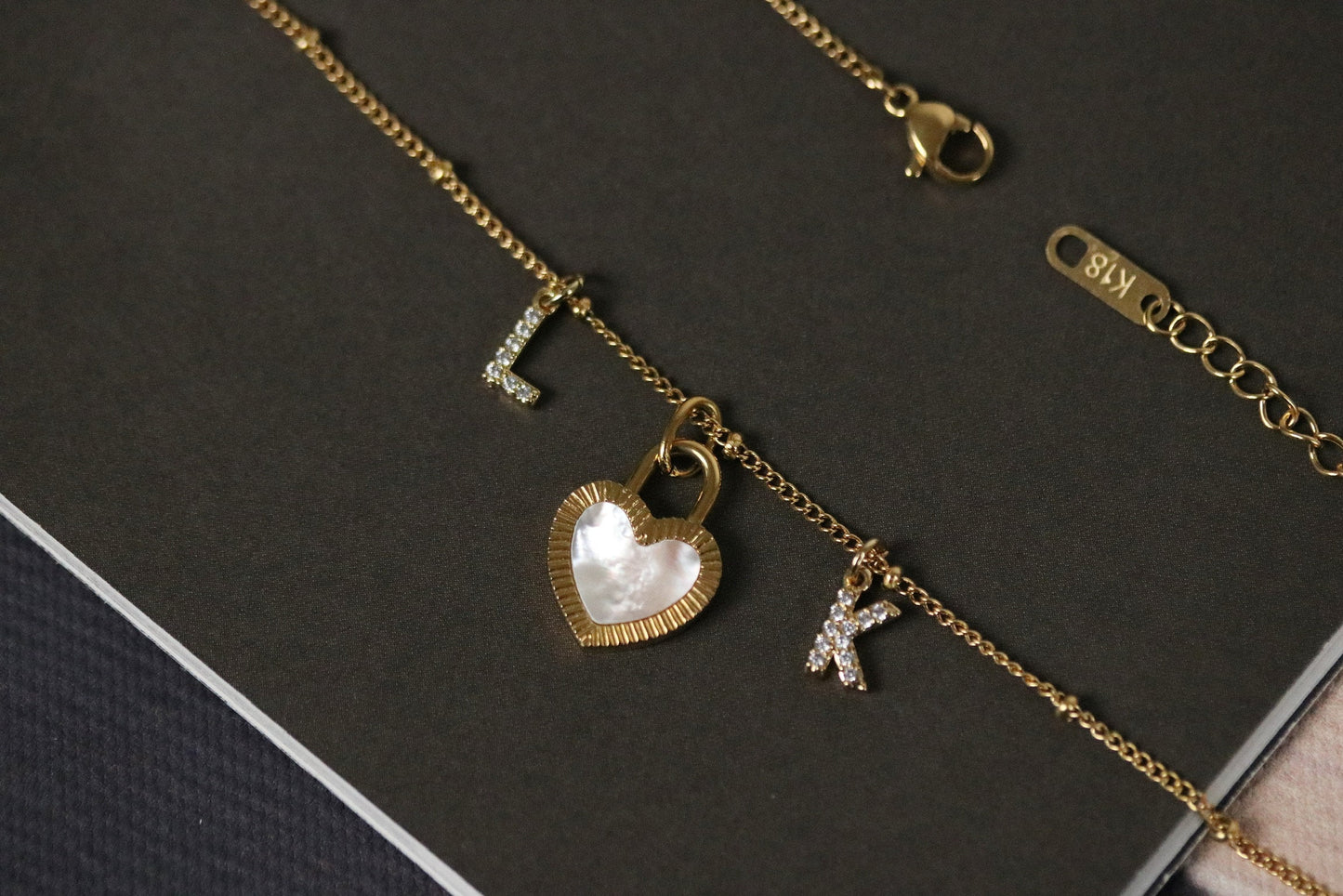 Gold Filled Initial Necklace, Stainless Steel Letter Necklace, Personalised Daughter Gift, Gold Alphabet Necklace, Birthday Gift for Her