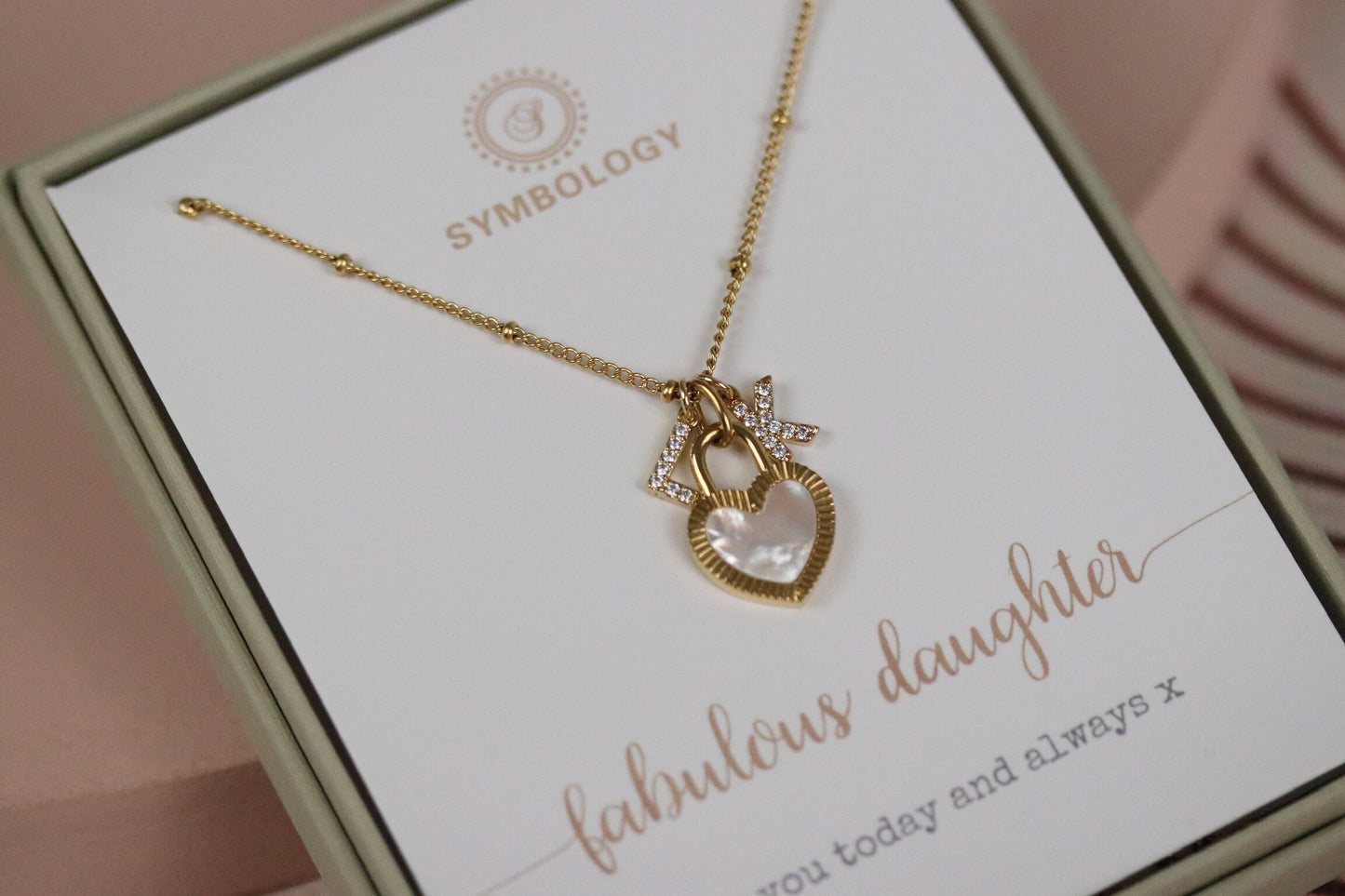 Gold Filled Initial Necklace, Stainless Steel Letter Necklace, Personalised Daughter Gift, Gold Alphabet Necklace, Birthday Gift for Her