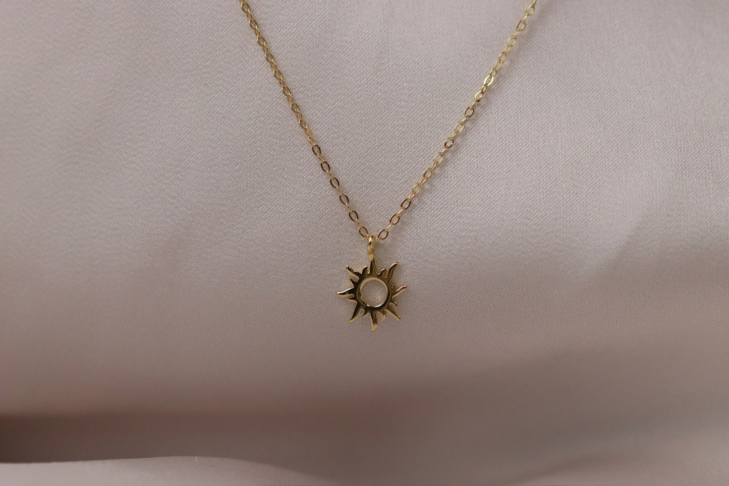 Flower Girl Gift, Silver & Gold Sunburst Necklace, Minimalist Stacking Necklace, Thank you Gift, Will You be My Flower Girl, Wedding Gift