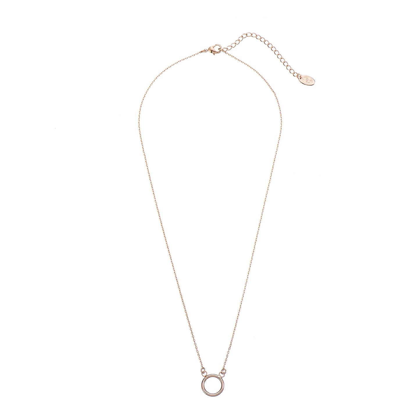 Best Friend Gift ,Duo Necklace,Silver and Rose Gold Circle Pendant Charm, Symbology, Best Friends,Birthday Gift, Sister Gift (Gift boxed)