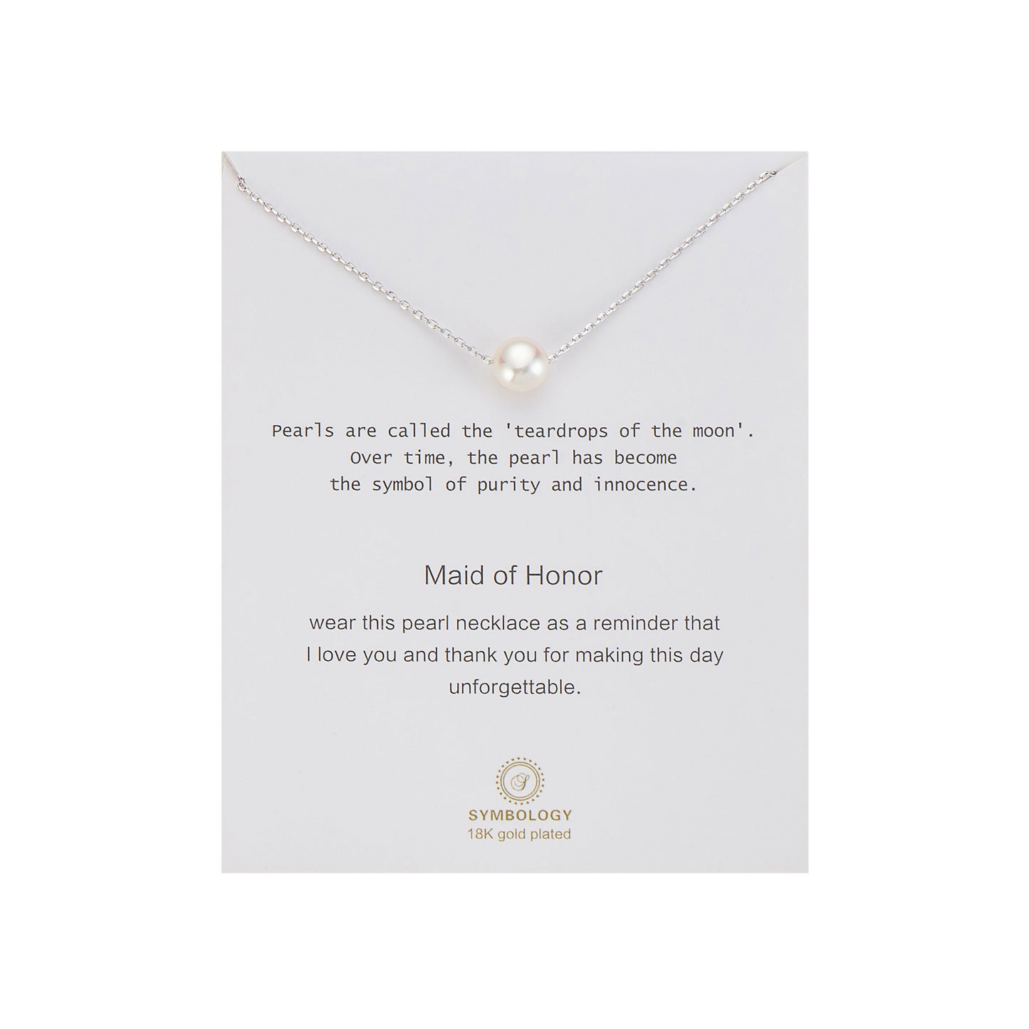 Maid of Honor Necklace