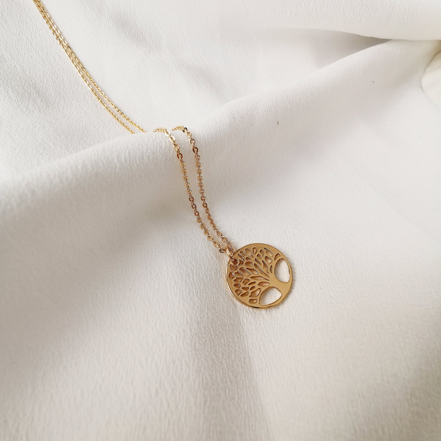 Mum Gift Necklace of SYMBOLOGY / Marvelous Mum Life of TreeNecklace Silver / 18K Rose Gold / Gold Necklace with Gift Box / Gift for Mum