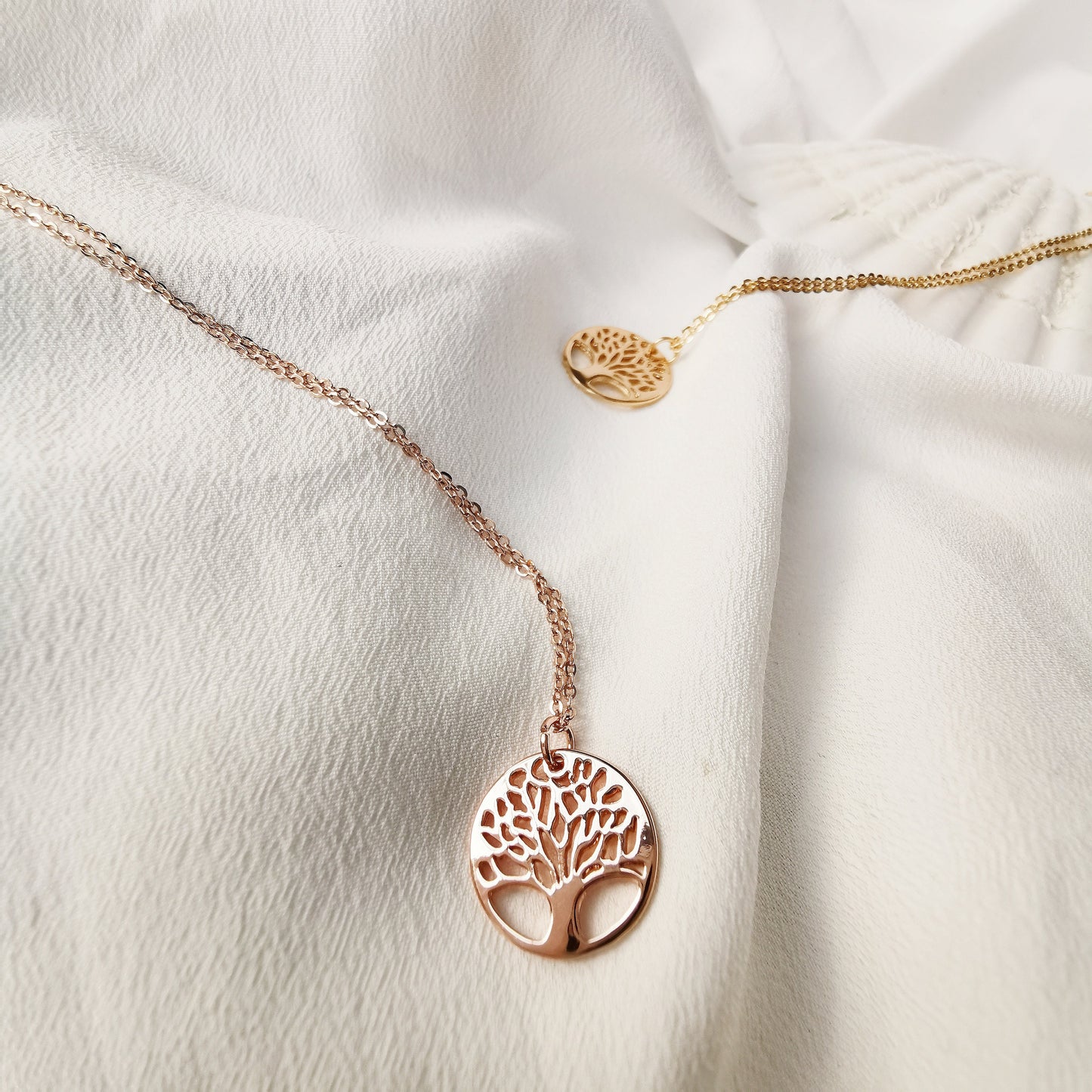 Mum Gift Necklace of SYMBOLOGY / Marvelous Mum Life of TreeNecklace Silver / 18K Rose Gold / Gold Necklace with Gift Box / Gift for Mum