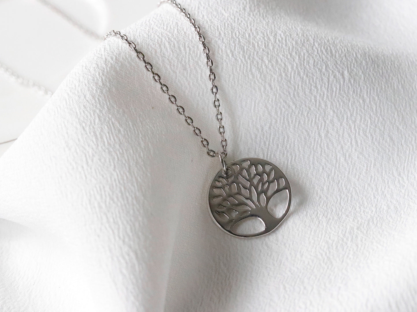 Mum Gift Necklace of SYMBOLOGY / Marvelous Mum Life of TreeNecklace Silver / 18K Rose Gold / Gold Necklace with Gift Box / Gift for Mum