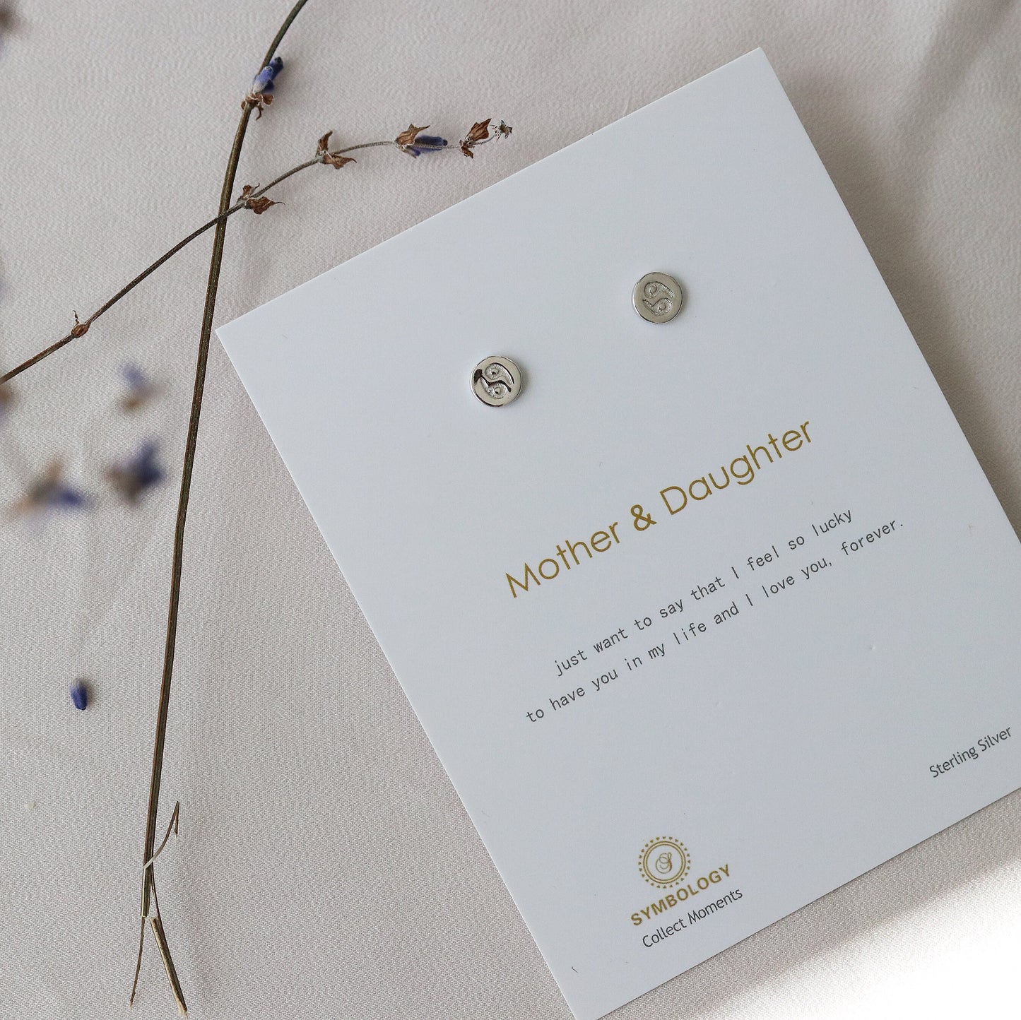 Sterling Silver Zodiac Studs, Dainty Silver Earrings, Star Sign Cancer Earrings, Horoscope Earrings, Gift For Her/Mum/Friend, Christmas gift