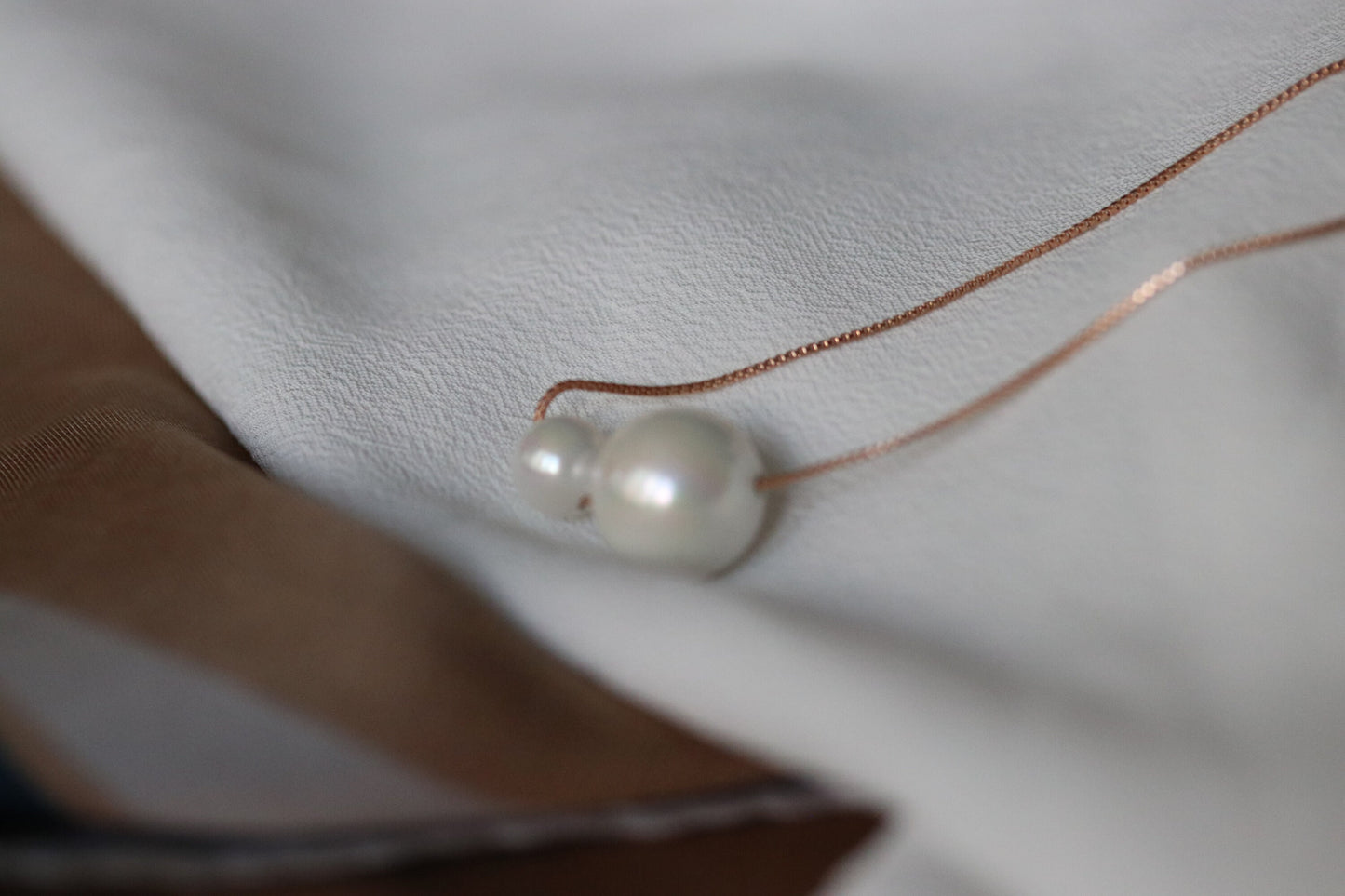 Mother Daughter Pearls Necklace, Personalised Dainty Double Pearl Necklace Set, Present for Mum/Sister/Best Friends/Bridesmaid, Wedding Gift