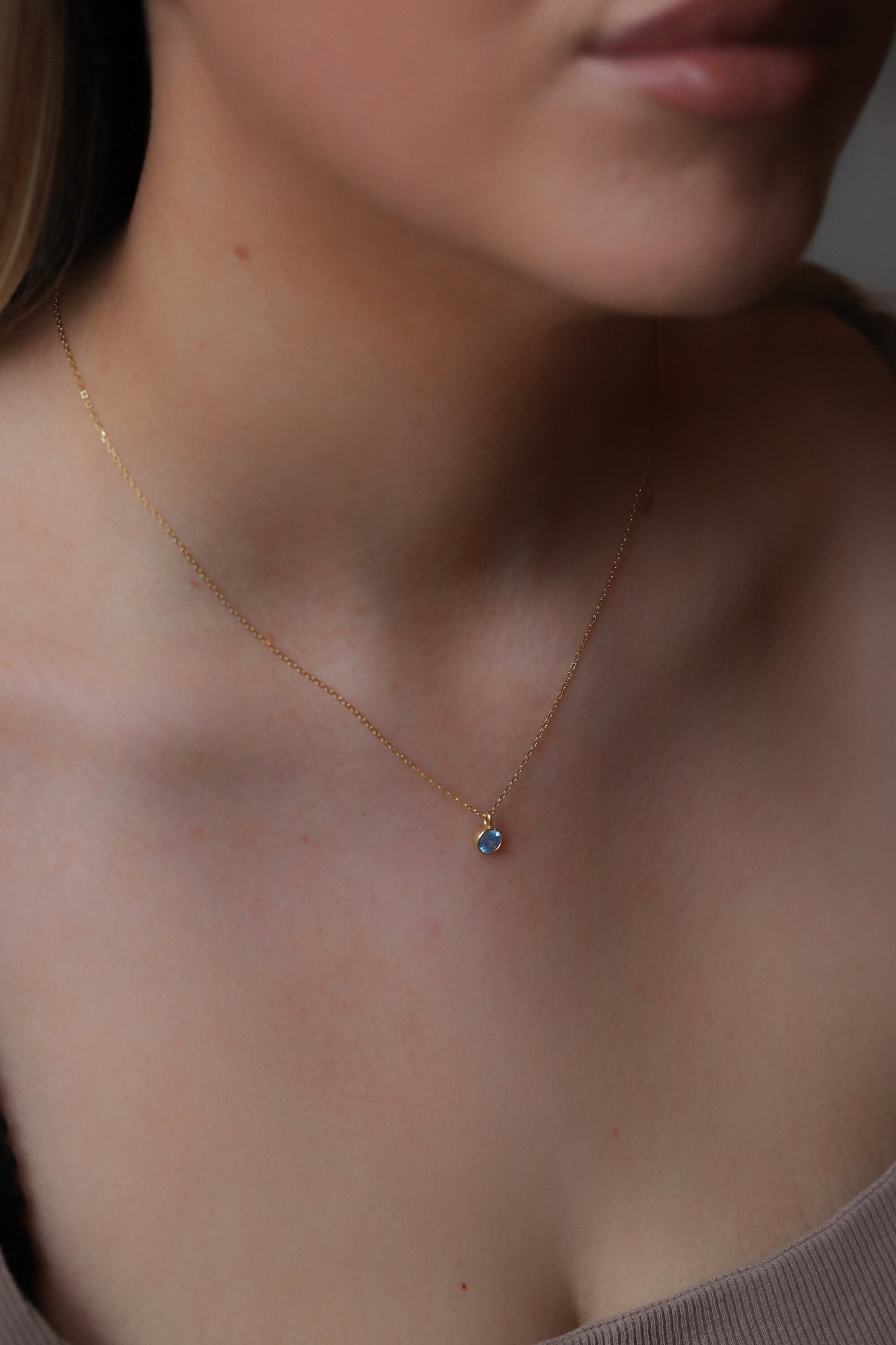 November Birthstone Necklace Handcrafted with Swarovski Crystals /Topaz Crystal Pendant by SYMBOLOGY / Gift For Her/ Mother's Day Gift