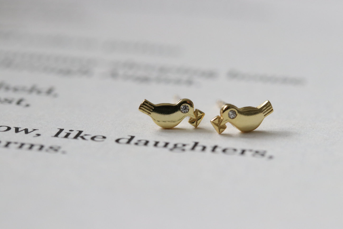 Sterling Silver Initial Studs / Alphabet Jewellery Personalised Letter Studs / Minimalist Dainty Earrings / Gift for Her / Birthday Gift