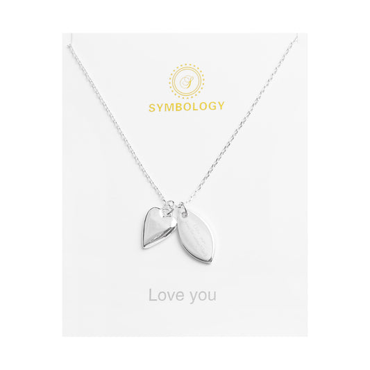 Silver Love Heart Necklace: Birthstone Initial Pendant, Sentimental Jewelry