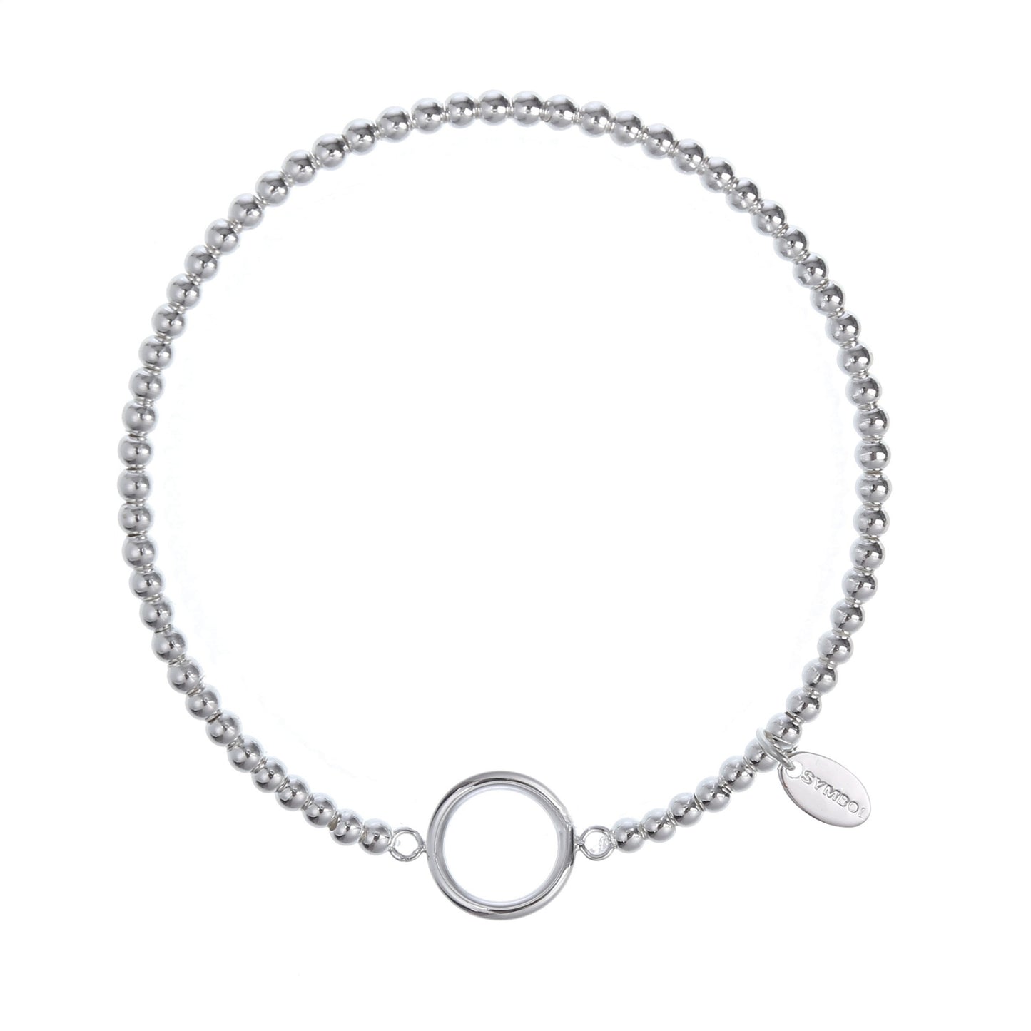 Best Friend Bracelet, Friendship forever, Silver Beads Circle Bracelet, Symbol Bracelet, Friendship, Best Friend , Birthday Gift, Gift boxed