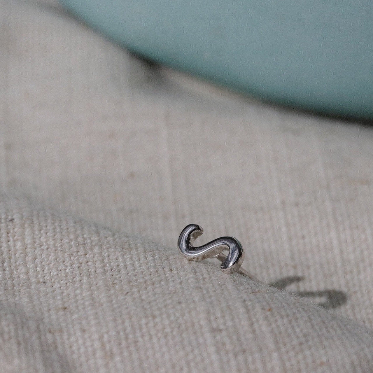 Heart Initial Earrings, 925 Silver Alphabet Earrings, Personalized Gift for her, Friendship Gift Bestie, Gold Silver Initials, Minimalist