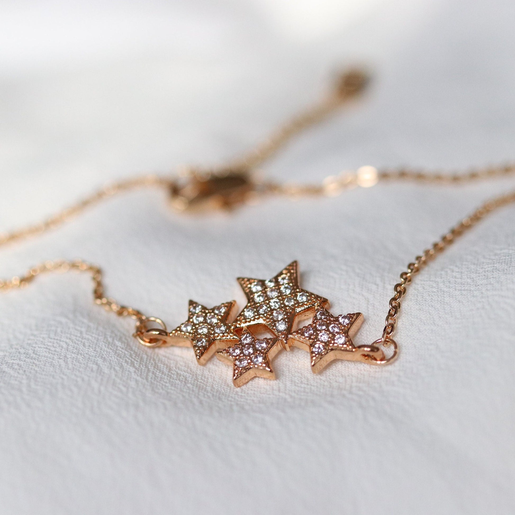 Mother Daughter Star Constellation Bracelet Set, Personalised CZ Pave Bracelet for Mum/Sister/Friend/Bridesmaid/Graduation, Gift for Her