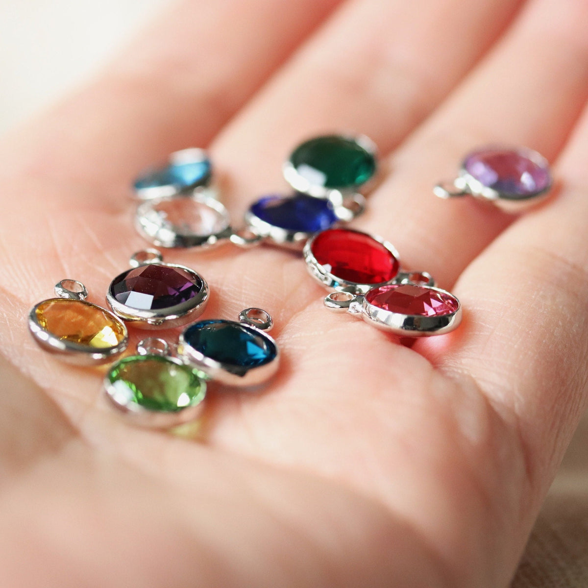 Silver Love Heart Necklace: Birthstone Initial Pendant, Sentimental Jewelry