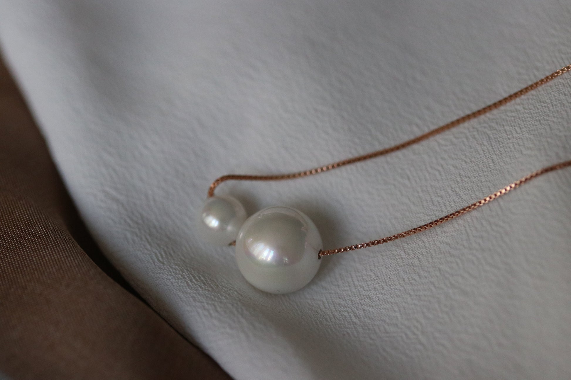Mother Daughter Pearls Necklace, Personalised Dainty Double Pearl Necklace Set, Present for Mum/Sister/Best Friends/Bridesmaid, Wedding Gift
