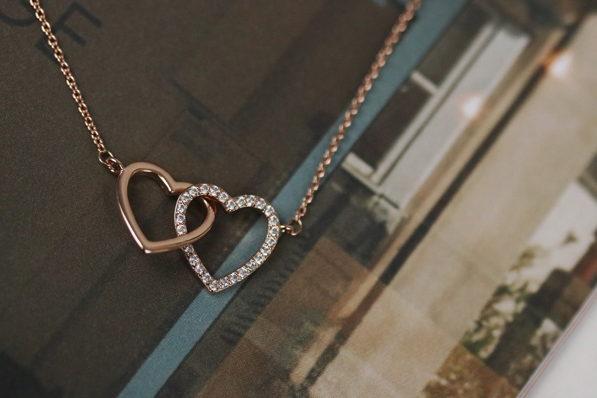 Silver Sister Bracelet Set, 18k Gold Personalised CZ Pave Sis Gift, Gold Double Love Heart Duo Bracelet, Waterproof Minimalist Jewellery