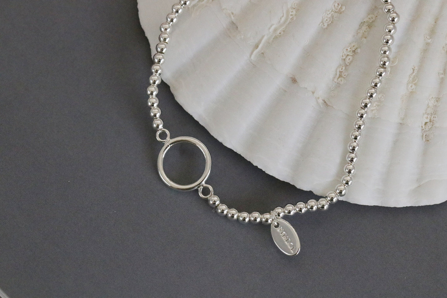 Best Friend Bracelet, Friendship forever, Silver Beads Circle Bracelet, Symbol Bracelet, Friendship, Best Friend , Birthday Gift, Gift boxed