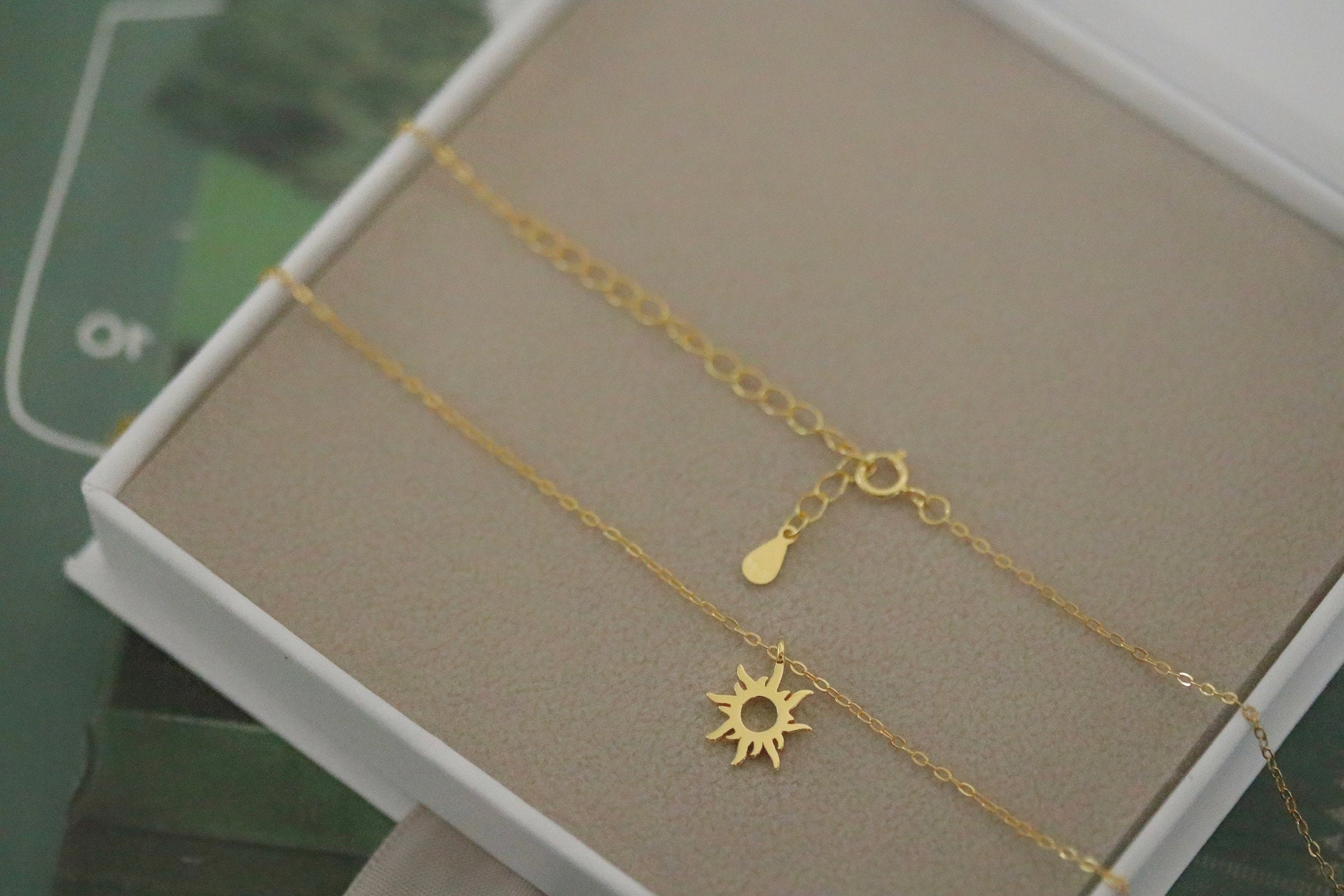 Flower Girl Gift, Silver & Gold Sunburst Necklace, Minimalist Stacking Necklace, Thank you Gift, Will You be My Flower Girl, Wedding Gift