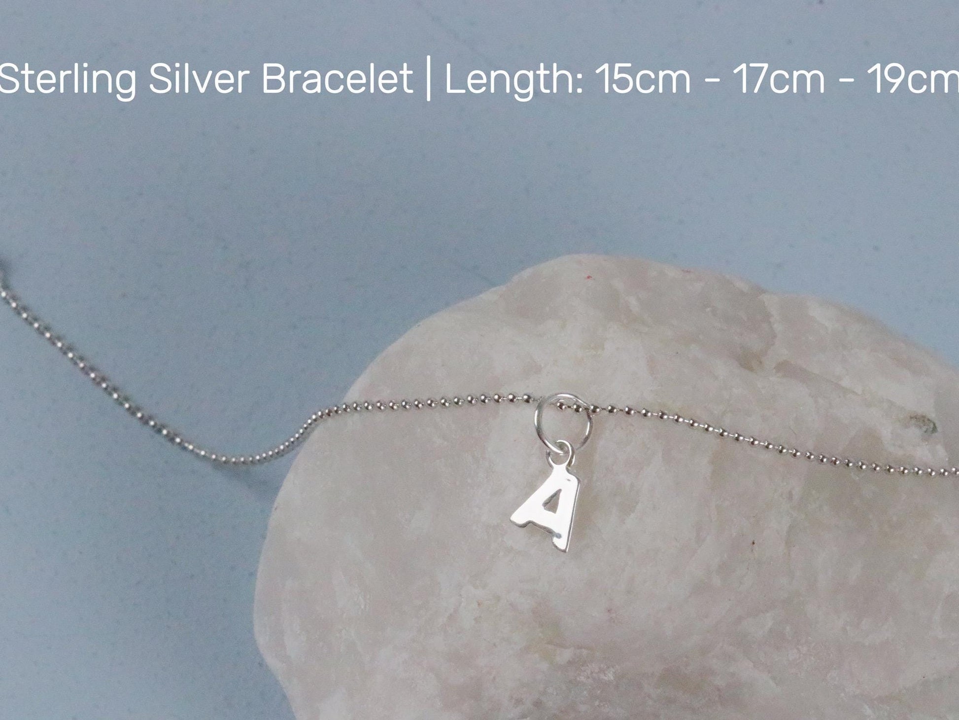 Personalised Name bracelet in Sterling Silver Beaded Initial Bracelet, Custom Age Bracelet, 16 18 21 Birthday Gift for Her, Bridesmaid Gift