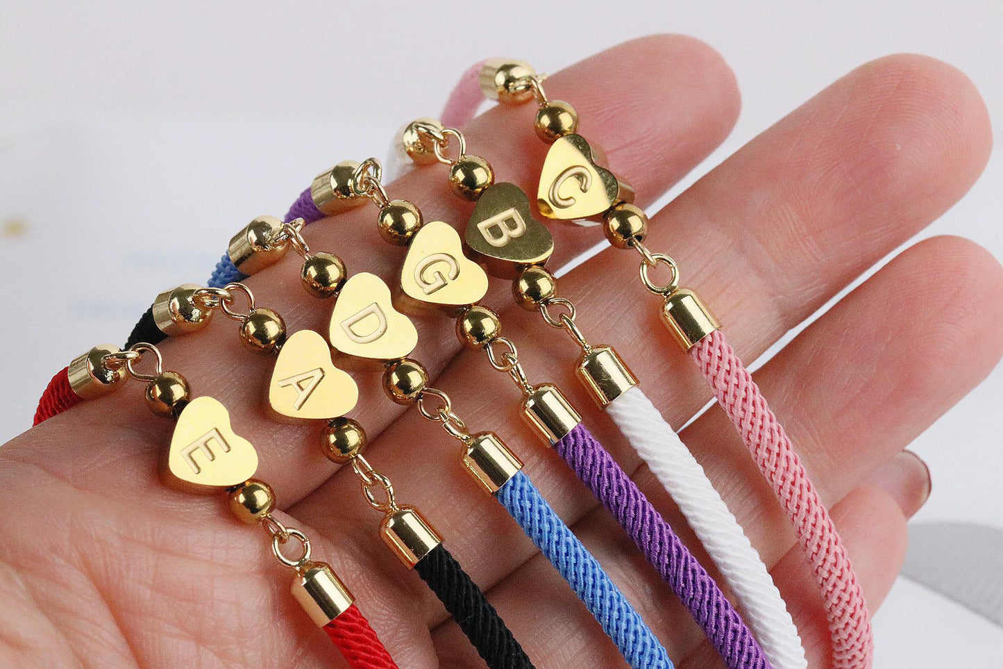 16th Birthday Bracelet Gift for Girl, Personalised Initial Bracelet, Sweet 16 Jewelry Gifts, Daughter Name Bracelet,, Message Card