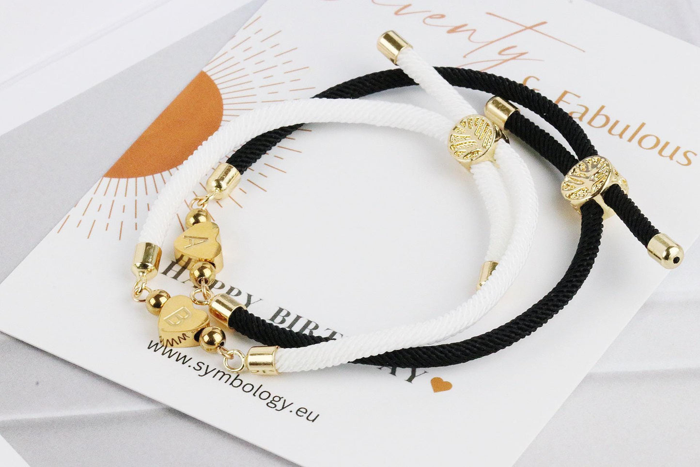 21st Birthday Gift for Daughter 21st Birthday Present, Adjustable Initial Bracelet, Granddaughter 21st Birthday Gift for Niece, Personalised