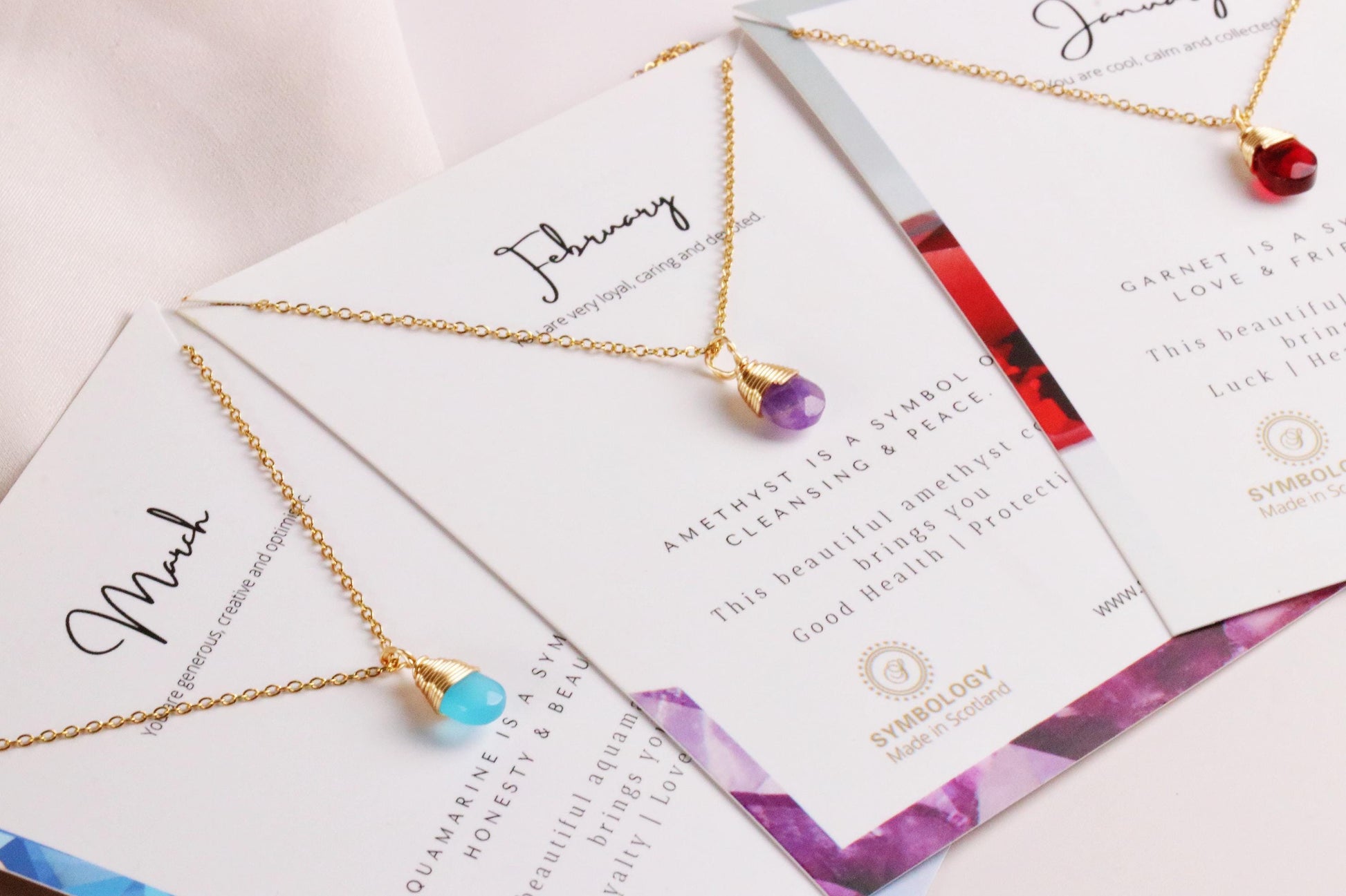 September Birthstone Necklace Swarovski Crystal Sapphire Crystal Pendant, Gold Raw Crystal Pendant, Genuine Blue Stone Birthday Gift for Her