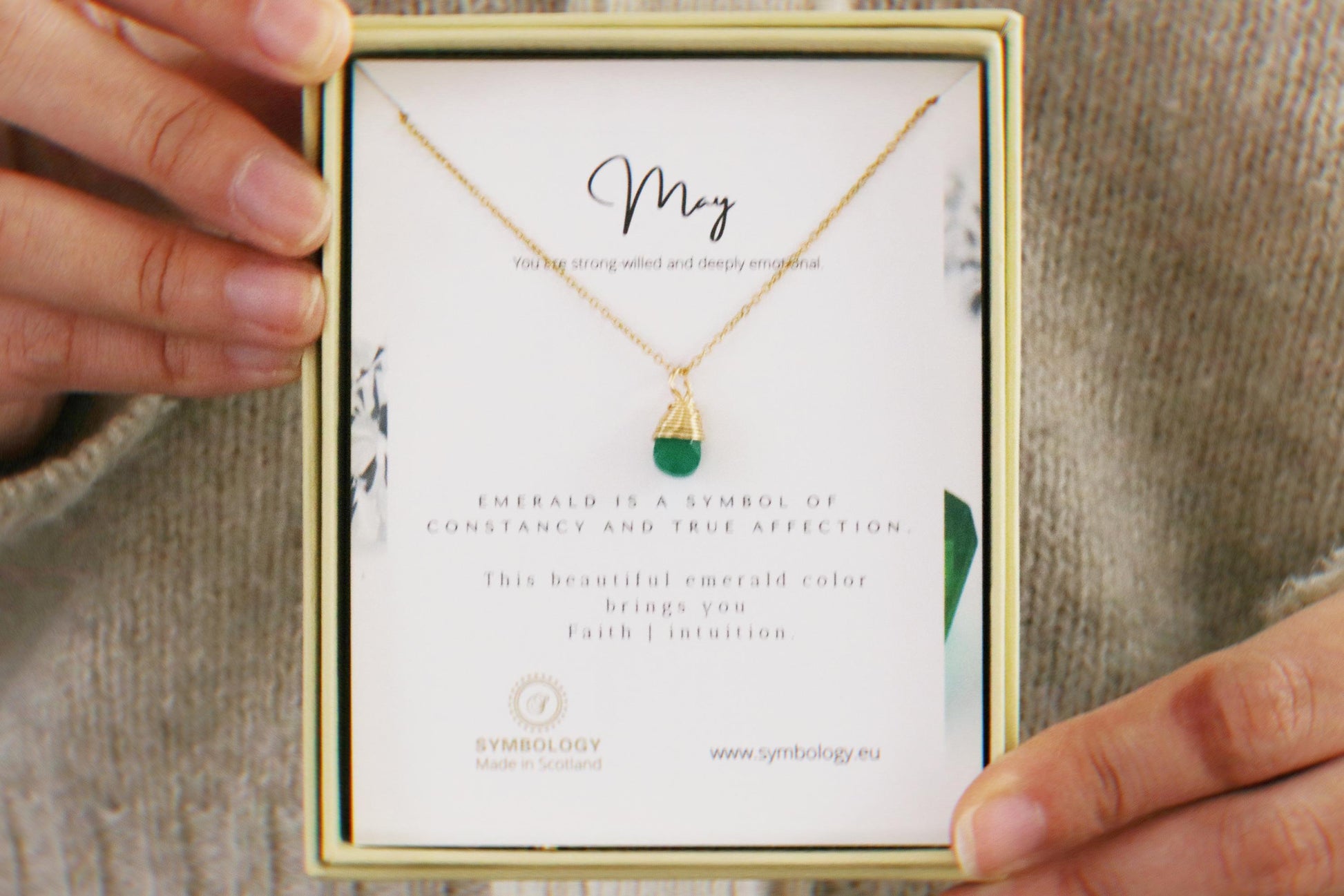 Personalised Birthstone Necklace, Swarovski Crystal Pendant, Gold Raw Stone Pendant, Genuine Energy Stone Jewellery, Birthday Gift for Her