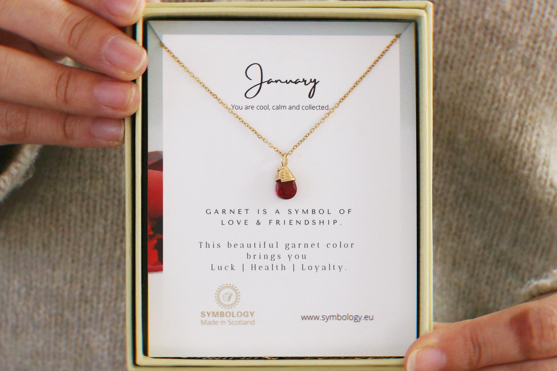 Personalised Birthstone Necklace, Swarovski Crystal Pendant, Gold Raw Stone Pendant, Genuine Energy Stone Jewellery, Birthday Gift for Her