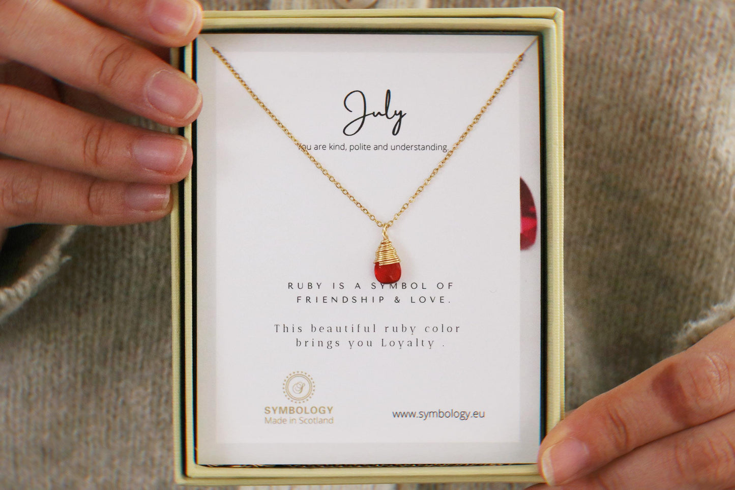 Personalised Birthstone Necklace, Swarovski Crystal Pendant, Gold Raw Stone Pendant, Genuine Energy Stone Jewellery, Birthday Gift for Her