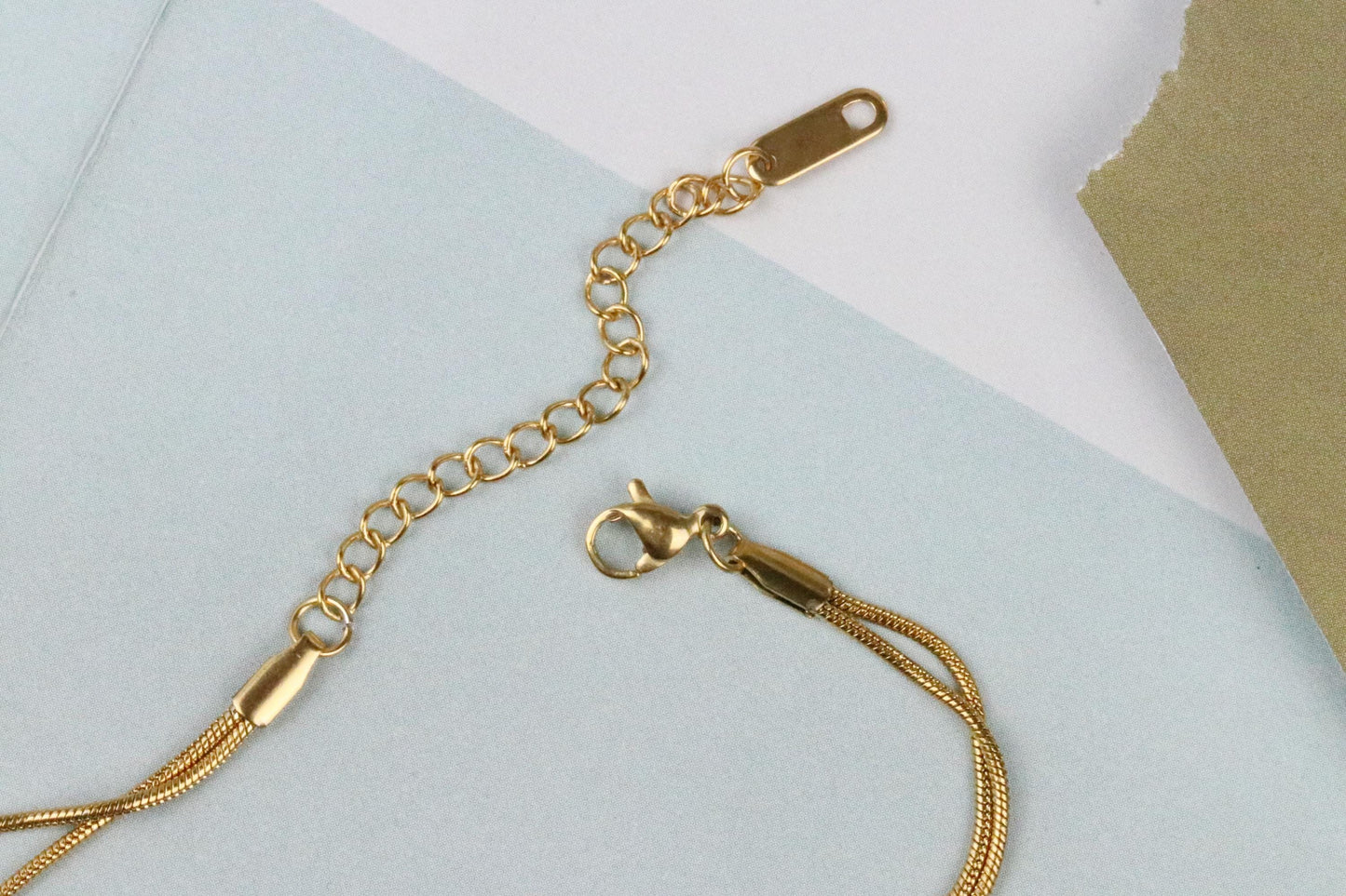 18K Gold Knot Custom Bracelet, Stainless Steel Couples Snake Chain Bracelet, Friendship Bracelet, Initial Bracelet Mother's Day Gift for Her