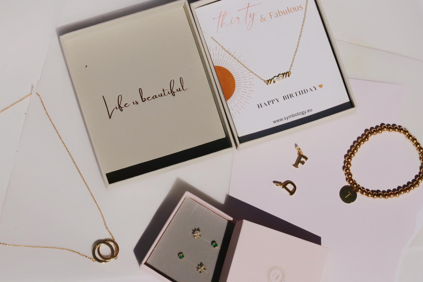 Gold Name Bar Necklace with Birthstone – Personalised Engraved NamePendant, Custom Date Jewellery Gift for Her, Birthday or Christmas Gift