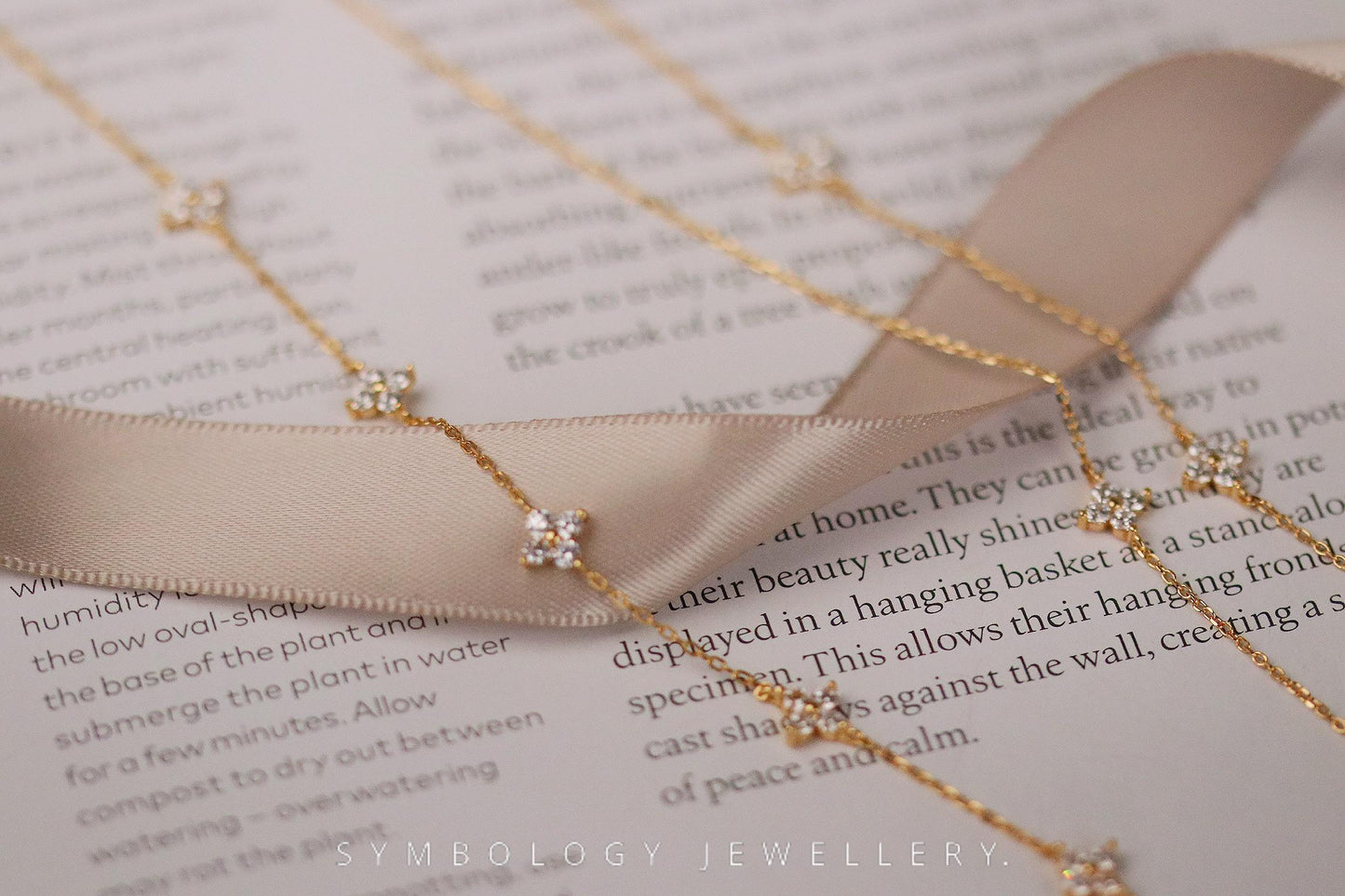 30th Birthday Gift for Her, Sterling Silver Necklace, Dainty Stacking Necklace, Minimalist Necklace for Women, Four Leaf Clover Necklace