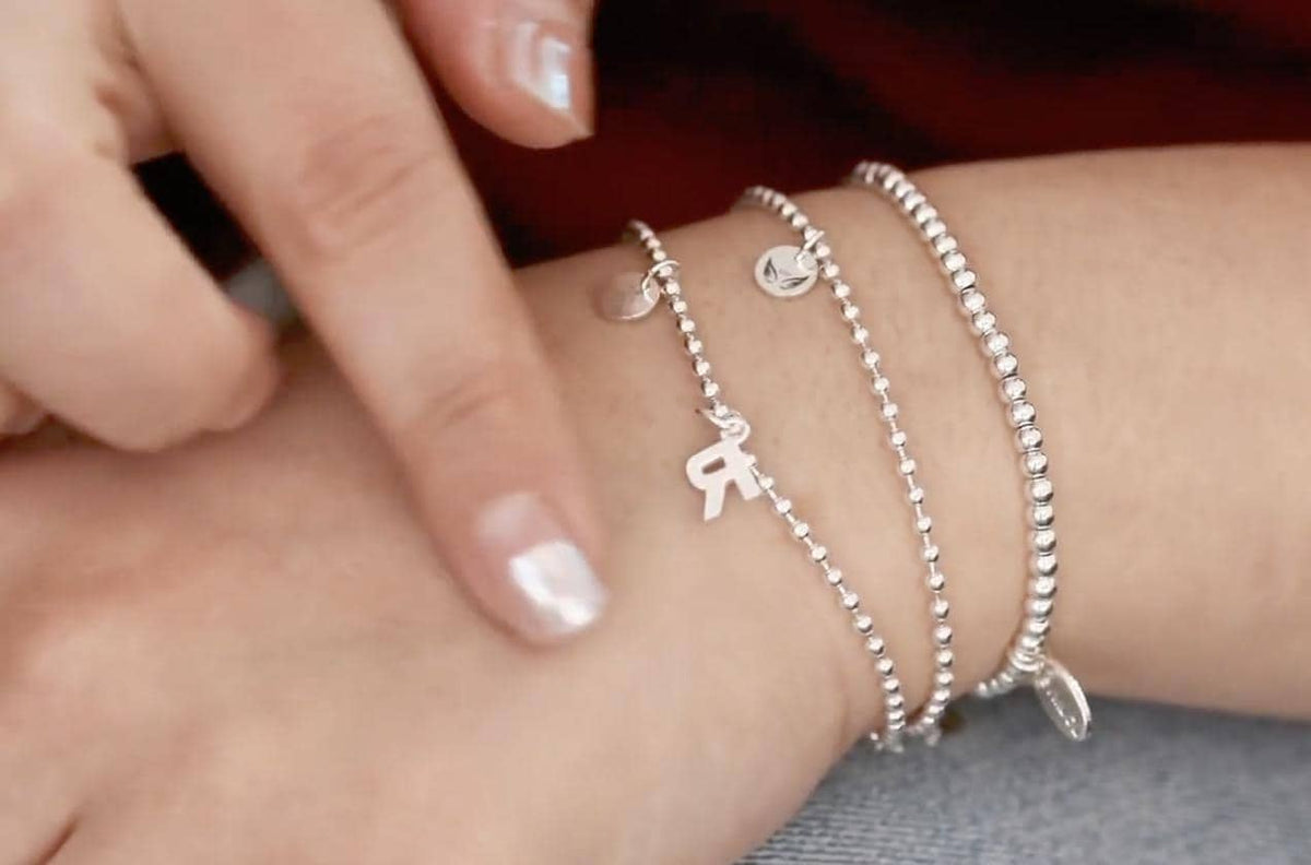 Sterling Silver Angel Wing Bracelet – Guardian Angel Remembrance Gift, Minimalist Beaded Bracelet for Women, Sympathy Gift for Her