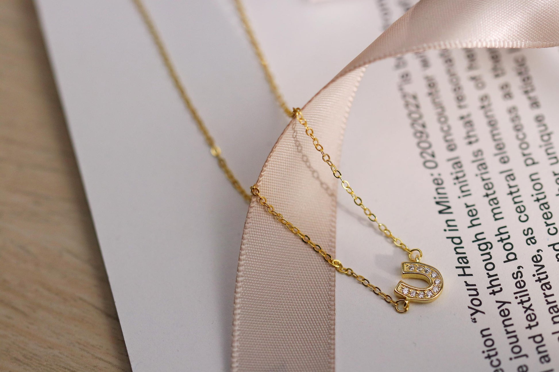 Sweet 16th Birthday Gift for Her, Lucky Horseshoe Necklace, Sterling Silver Dainty Pendant with CZ Crystals, Good Luck Charm Jewellery