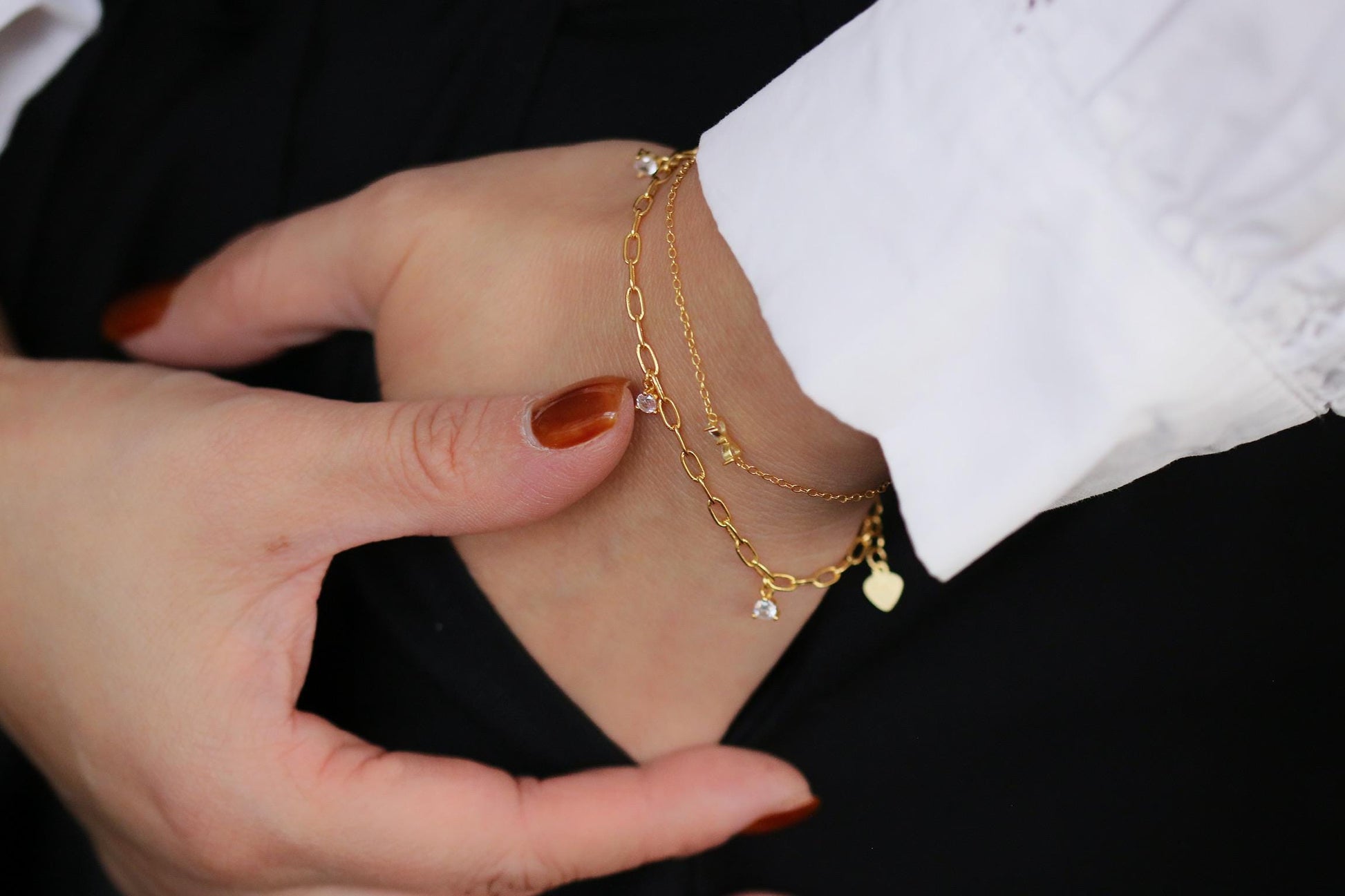 925 Sterling Silver or Gold Bow Bracelet – Dainty CZ Butterfly Bowknot Chain Bracelet, Minimalist Jewellery, Christmas Gift Idea