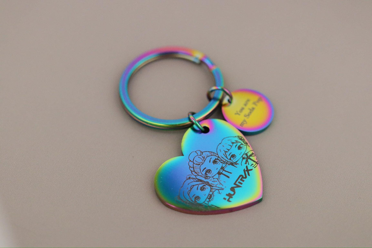 16 18 21 Milestone Birthday Gift, Gold Handwriting Engraving Keyring: Personalised Memorial Photo Gift