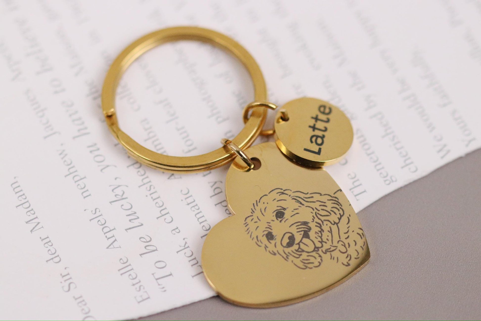 16 18 21 Milestone Birthday Gift, Gold Handwriting Engraving Keyring: Personalised Memorial Photo Gift