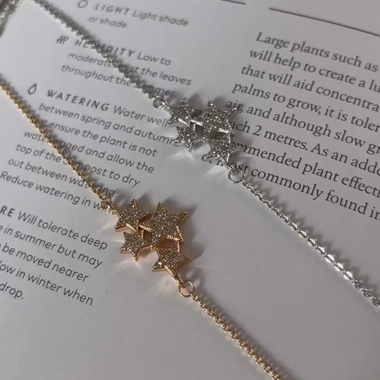 Mother Daughter Star Constellation Bracelet Set, Personalised CZ Pave Bracelet for Mum/Sister/Friend/Bridesmaid/Graduation, Gift for Her