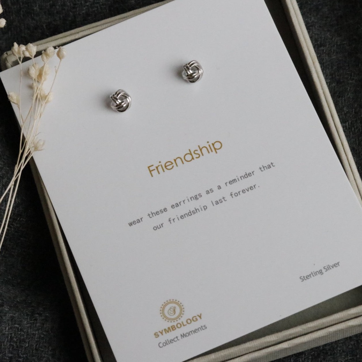 Love Knot Friendship Studs
