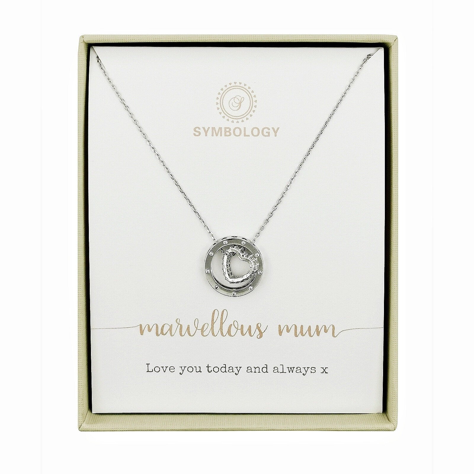Mother Necklace Gift / Marvellous Mum Interlink Circle Necklace / Circle Necklace for Mum and Daughter / Gift for Mum / Mother's Day Gift