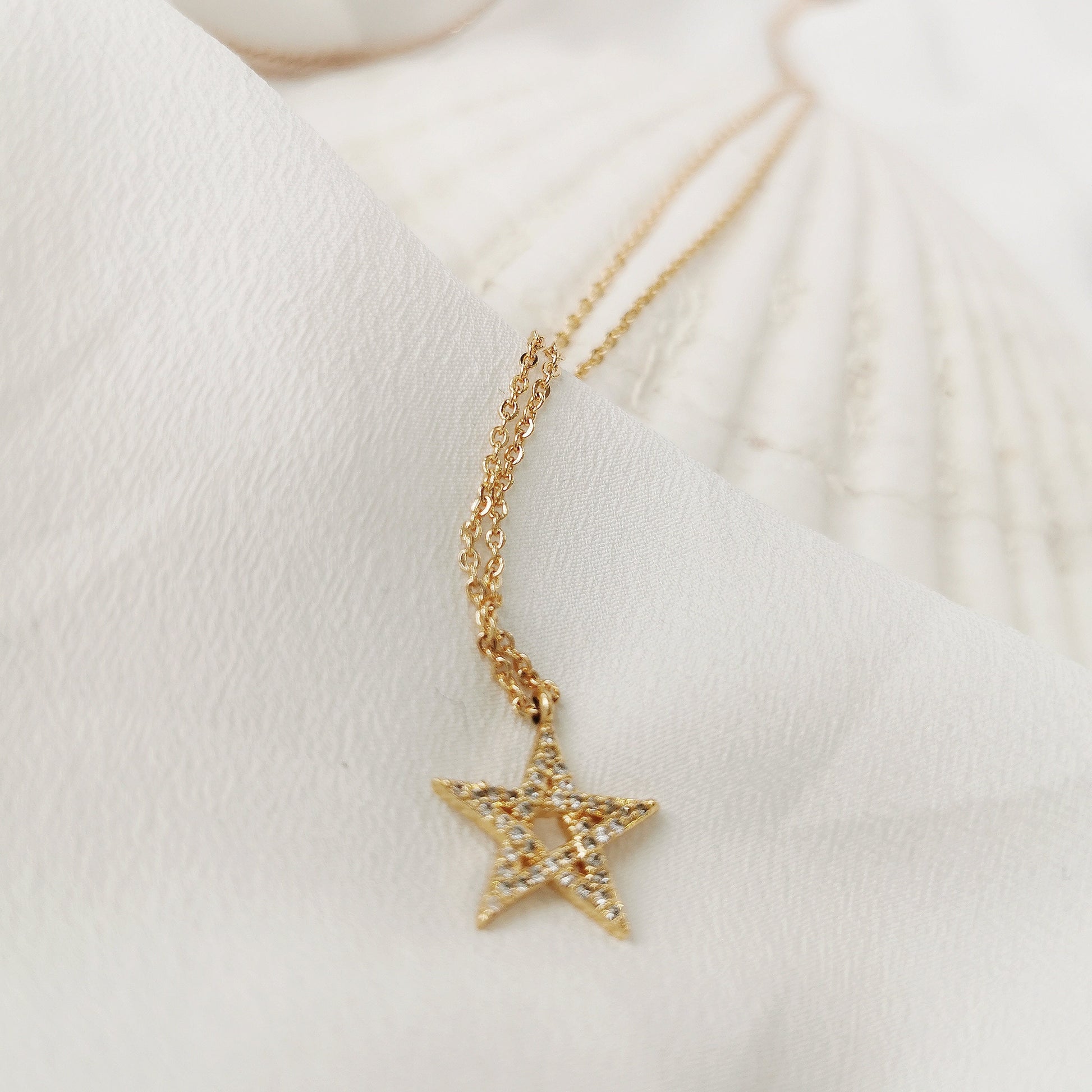 Teacher Necklace Gift Handcraft Crystal Halo Star Necklace in Gold & Silver,End of Term Gift For Teacher, Best Teacher Birthday Gift for Her