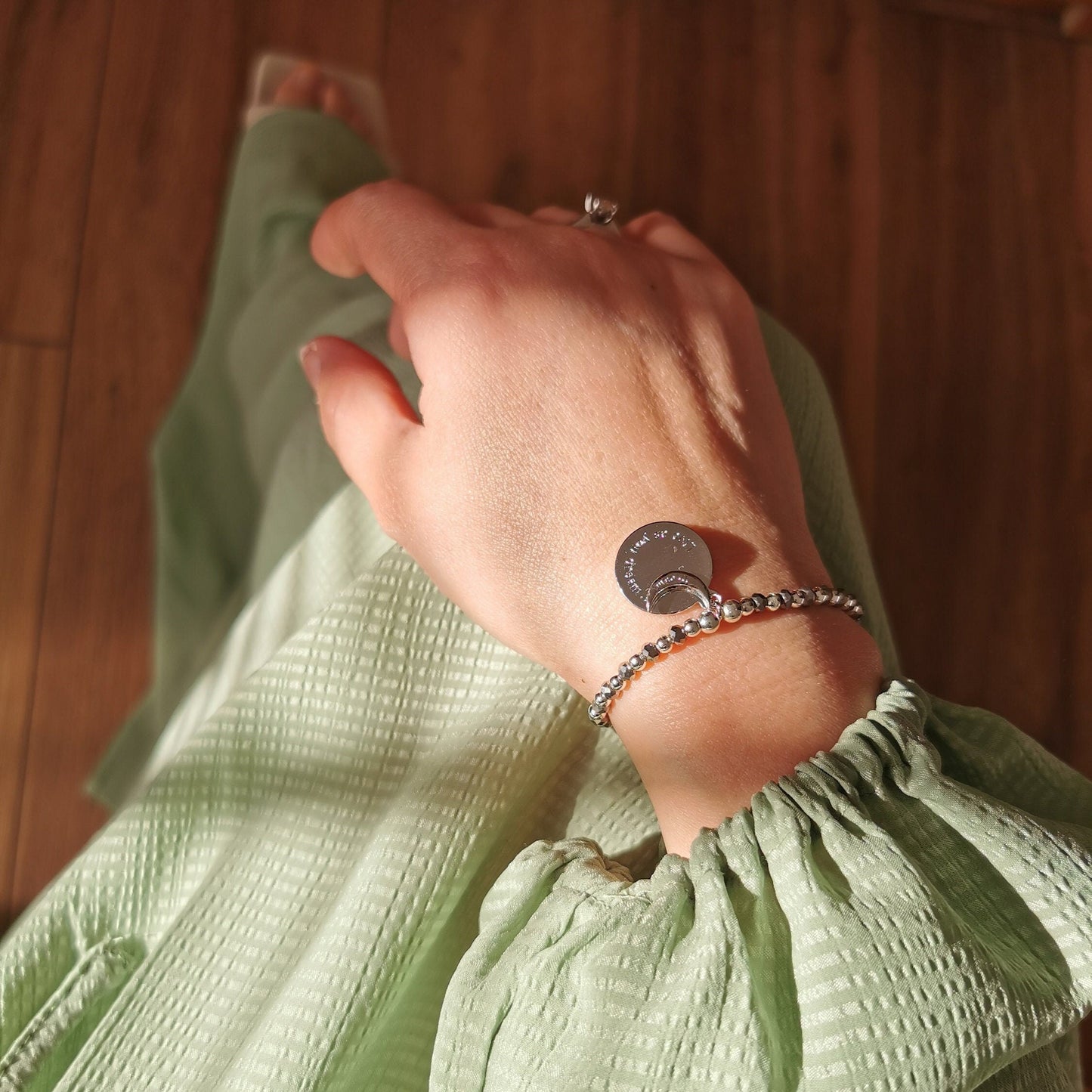 Graduation Gift / Rose Gold Moon Sentimental Bracelet / Live As You Dream Bracelet / Gift For Best Friend / Leaving Gift / New Job Gift