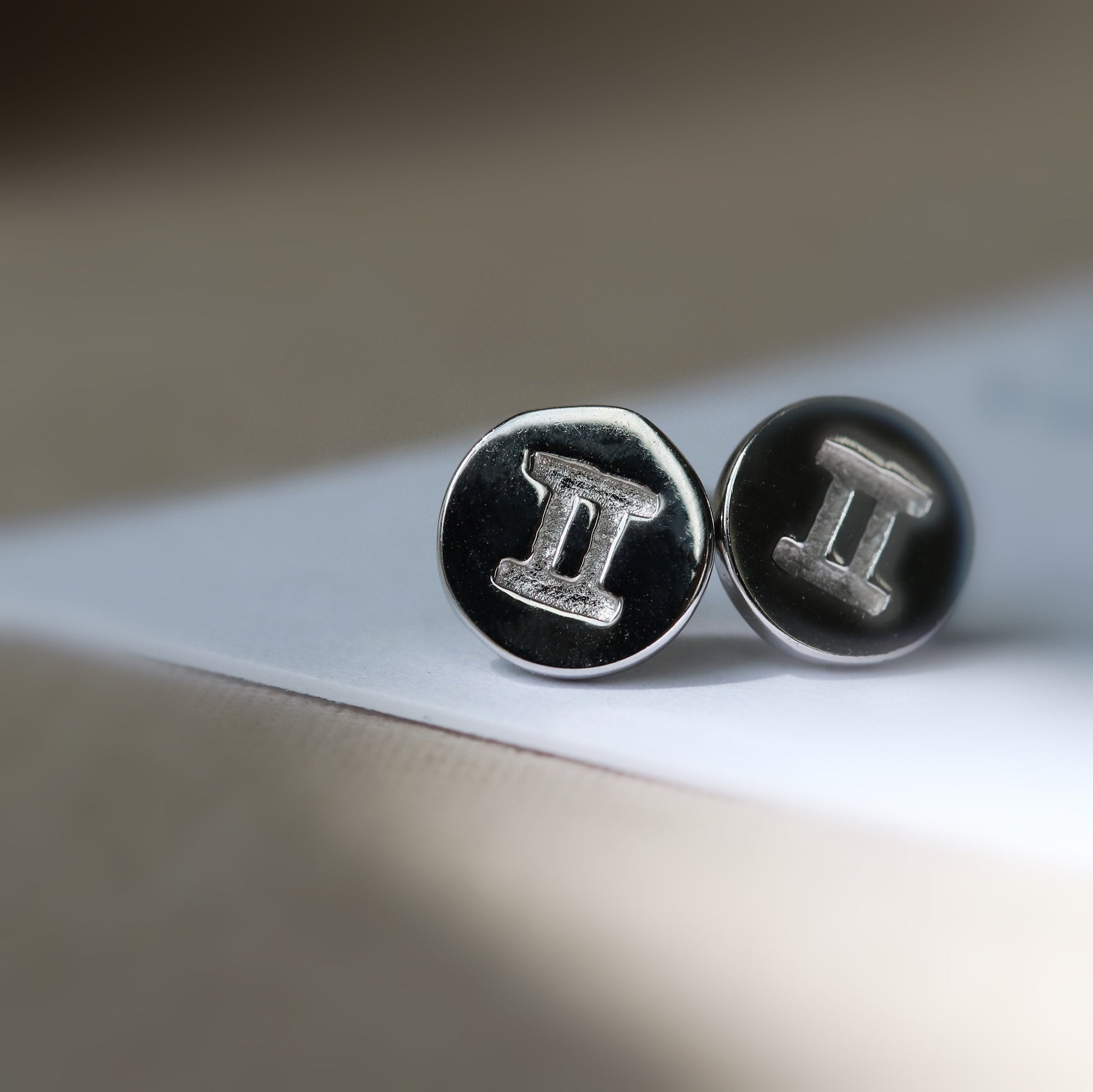 Sterling Silver Zodiac Studs, Dainty Silver earrings, Star Sign Gemini Earrings, Horoscope Earrings, Gift For Her/Mum/Friend, Christmas gift