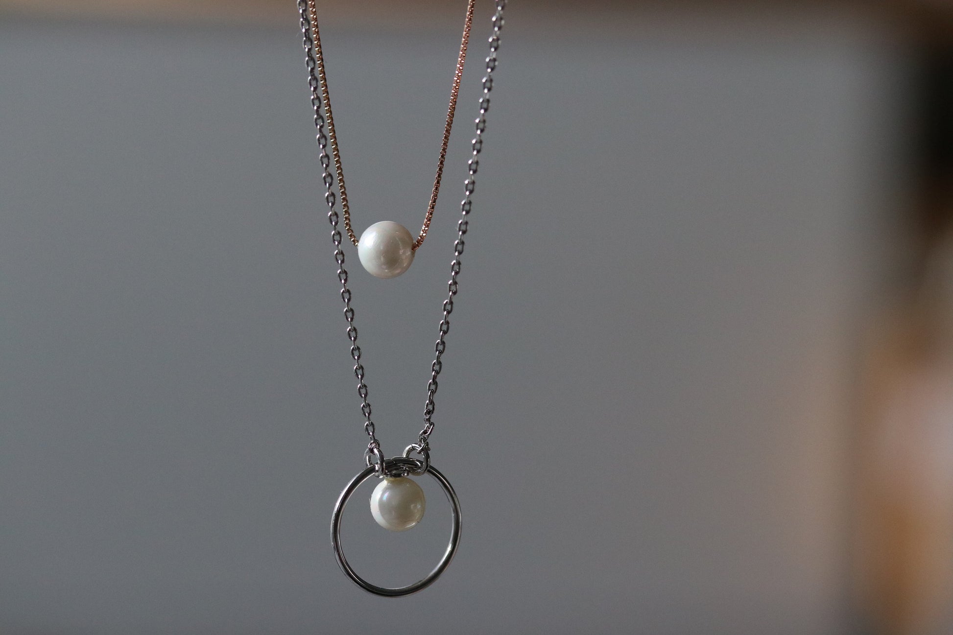 Mother Circle Pearls Necklace Set, Personalised Dainty Necklace for Mum of the Bride,Present for Mum/Sister/Best Friends/Bridesmaid/Wedding