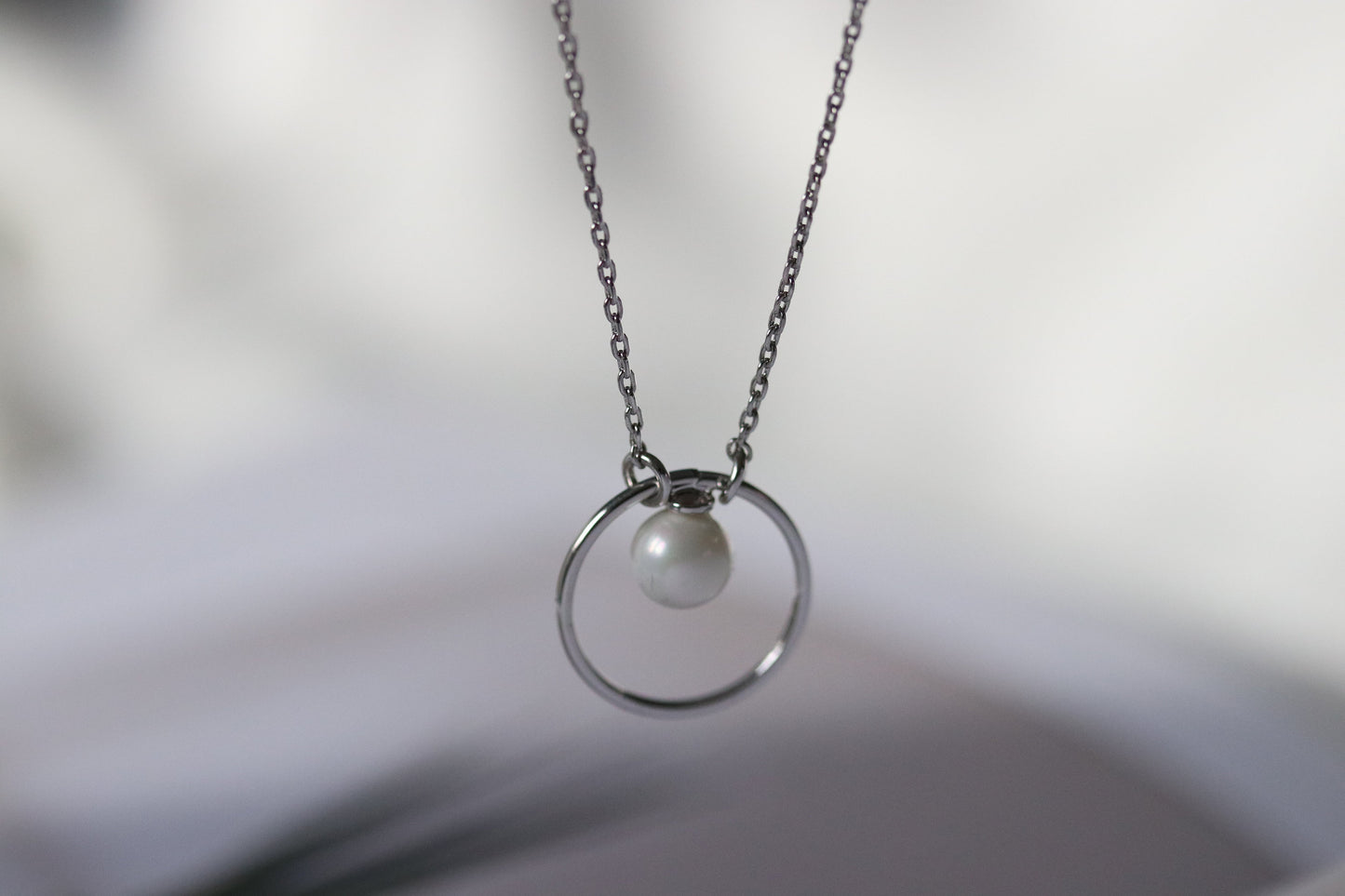 Mother Circle Pearls Necklace Set, Personalised Dainty Necklace for Mum of the Bride,Present for Mum/Sister/Best Friends/Bridesmaid/Wedding