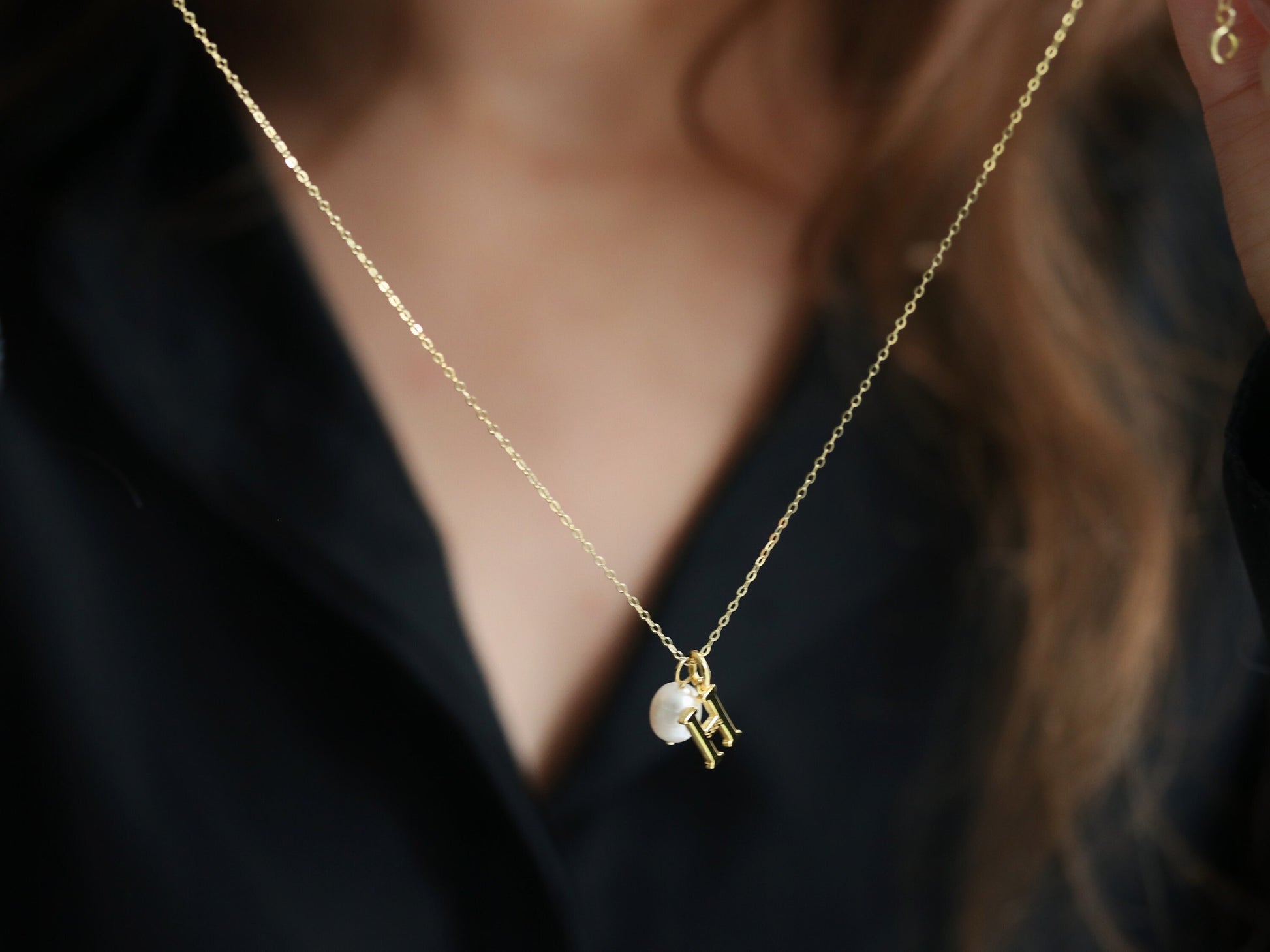 Gold Vermeil Initial Necklace, Sterling Silver You Are Enough Necklace, Metal Health Necklace Gift, Woman Power Gift Jewellery Gift for Her