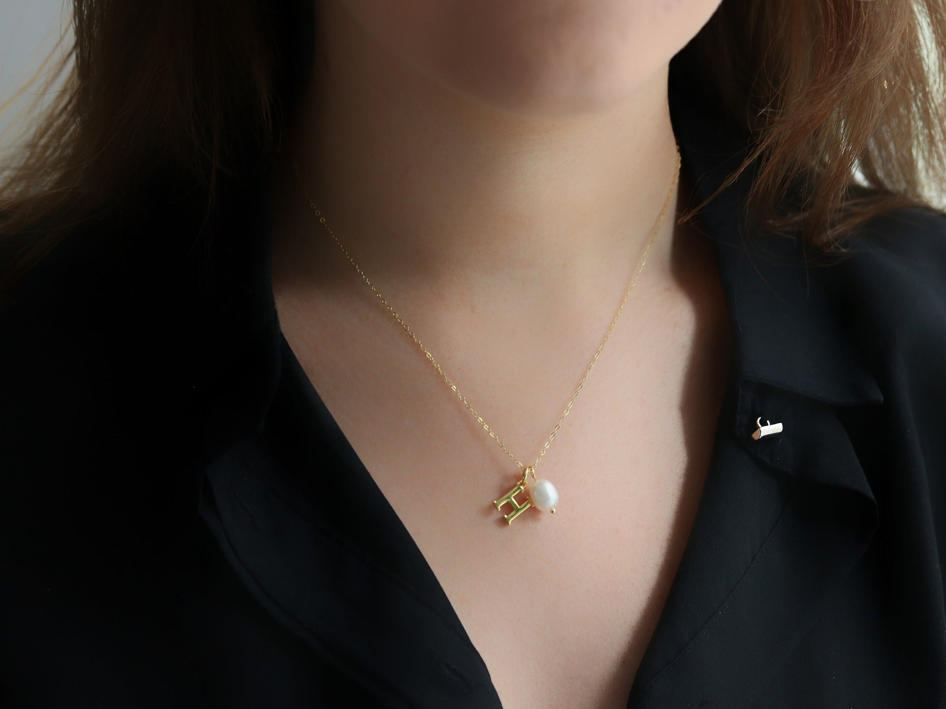 Sterling Silver She believed she could so she did necklace, Gold Vermeil Initial Necklace, Metal Health Necklace Gift, Woman Power Gift