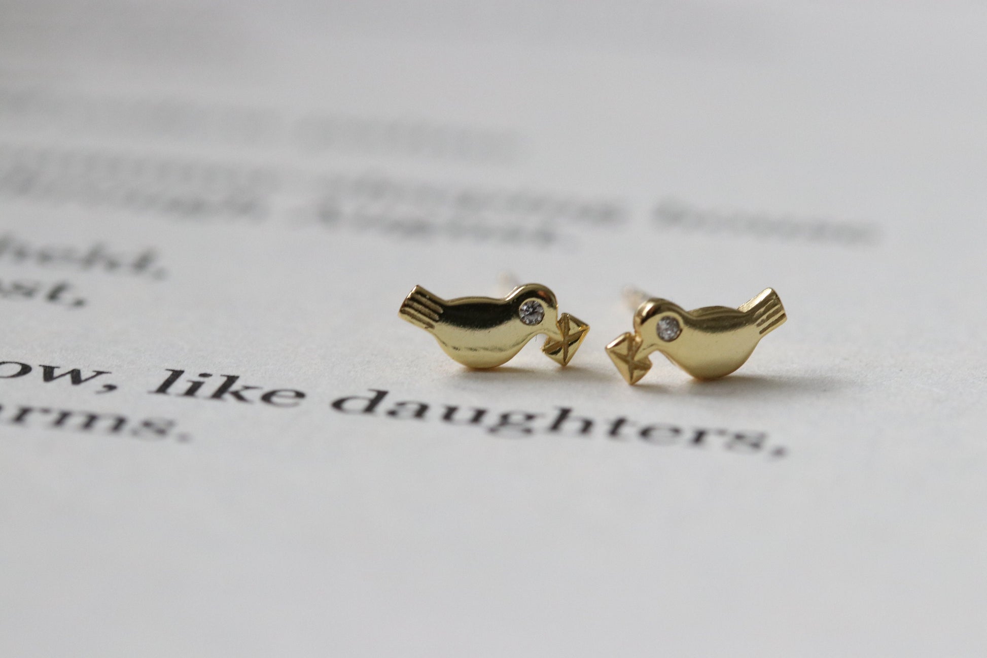 Sterling Silver Initial Studs / Alphabet Jewellery Personalised Letter Studs / Minimalist Dainty Earrings / Gift for Her / Birthday Gift