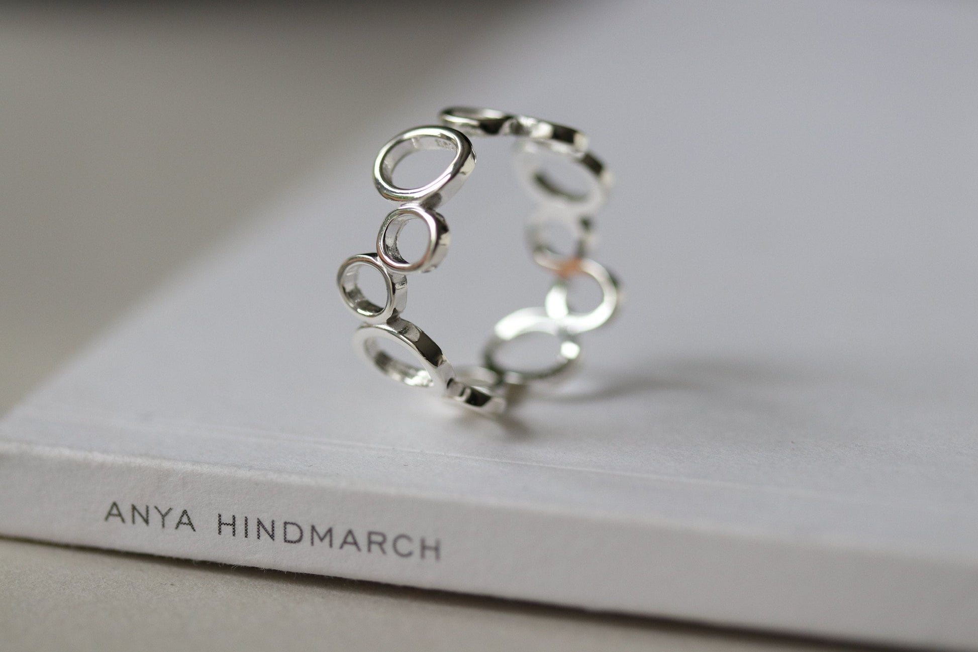 Sterling Silver Open Bubble Ring, Delicate Ball Ring Band, Minimalist Geometric Design, Stacking Rings, Gift for Her, Adjustable Size 7 8 9
